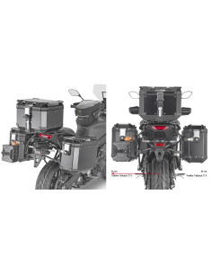 Support Valise Yamaha Tracer 900 - Givi PLO2159CAM