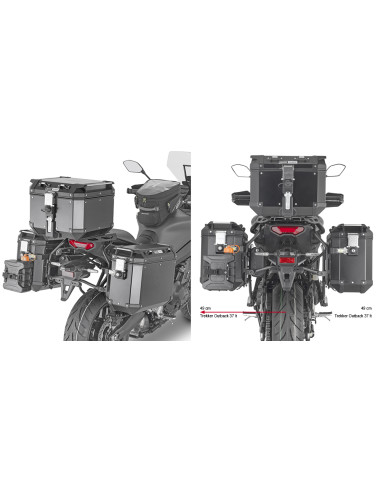 Support Valise Yamaha Tracer 900 - Givi PLO2159CAM