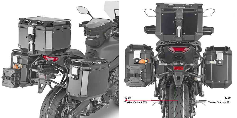 Support Valise Yamaha Tracer 900 - Givi PLO2159CAM