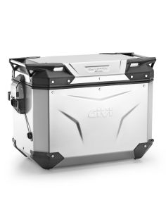Valise Moto Trekker Outback 48 Litres Aluminium sans barillet