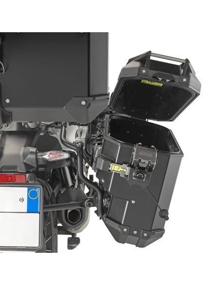 Valise Trekker Outback Evo Smart 33 Litres Noir/Aluminium