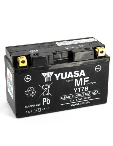 Batterie YT7B-BS SLA AGM - Sans Entretien - PrÃªte Ã  l'emploi.