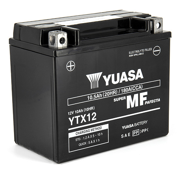 Batterie YTX12 SLA AGM - Sans Entretien - Prête à  l'emploi.