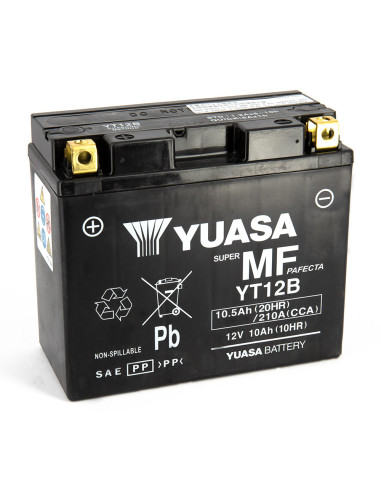 Batterie YT12B SLA AGM - Sans Entretien - PrÃªte Ã  l'emploi.