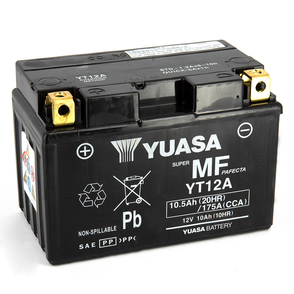 Batterie YT12A SLA AGM - Sans Entretien - Prête à  l'emploi.