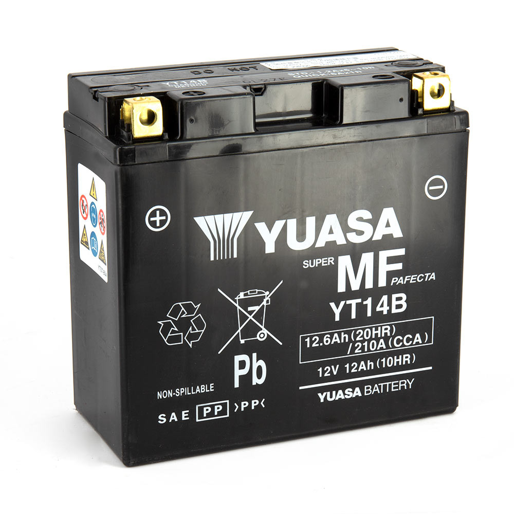 Batterie YT14B SLA AGM - Sans Entretien - Prête à  l'emploi.