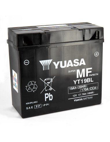 Batterie Yt19bl SLA AGM - Sans Entretien - PrÃªte Ã  l'emploi.