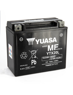 Batterie  Ytx20l SLA AGM - Sans Entretien - PrÃªte Ã  l'emploi.