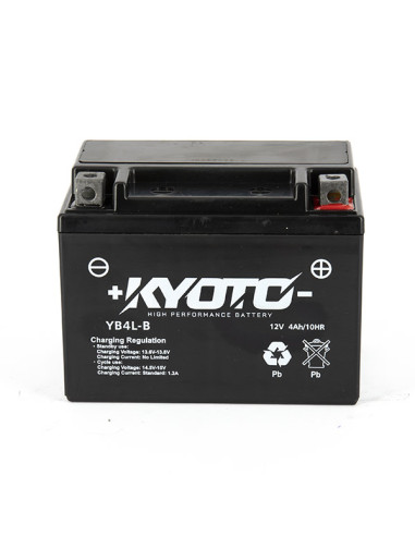 Batterie Gb4l-b SLA AGM - Sans Entretien - PrÃªte Ã  l'Emploi