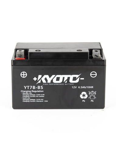 Batterie GT7B-BS SLA-AGM - Sans Entretien - PrÃªte Ã  l'Emploi - Equivalente YT7B-