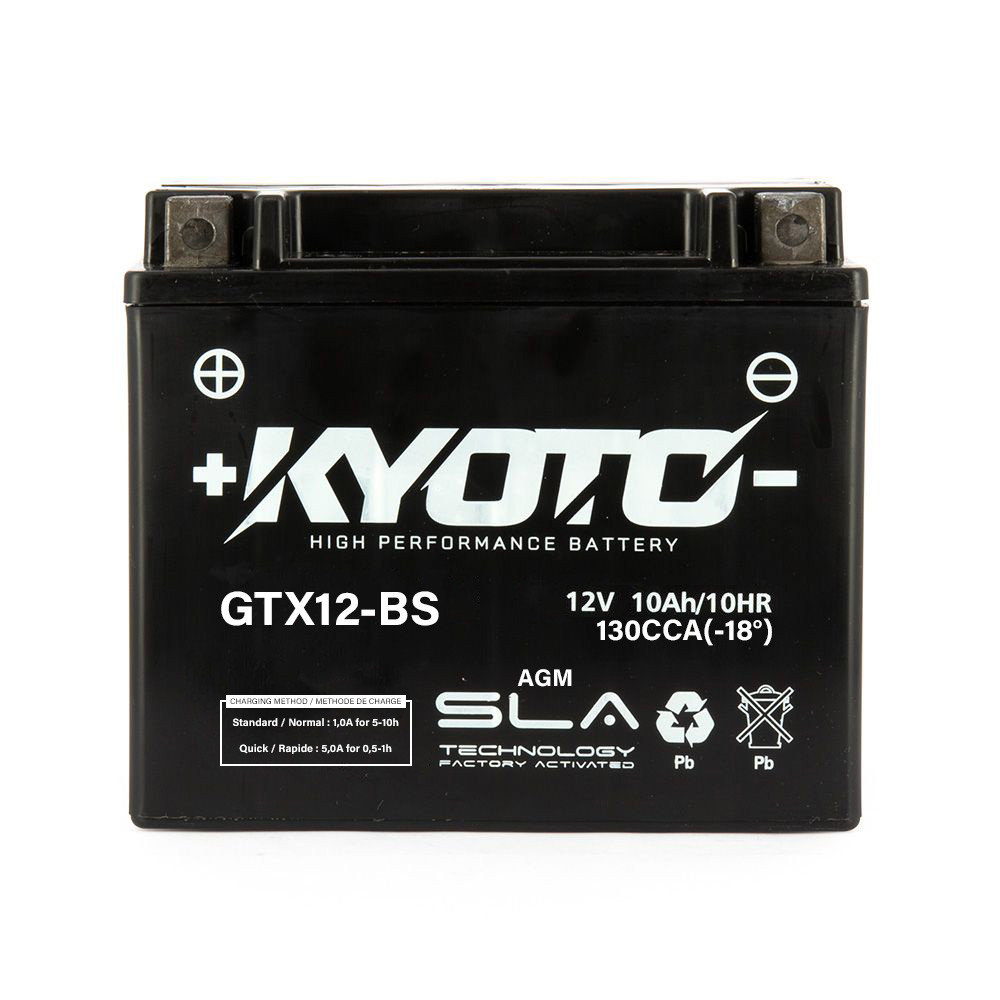 Batterie GTX12-BS SLA-AGM - Sans Entretien - Prête à  l'Emploi