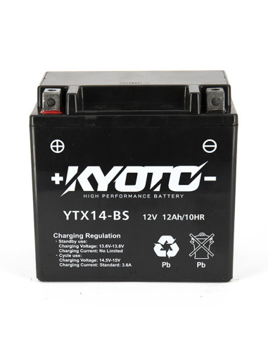 Batterie GTX14-BS SLA-AGM - Sans Entretien - PrÃªte Ã  l'Emploi