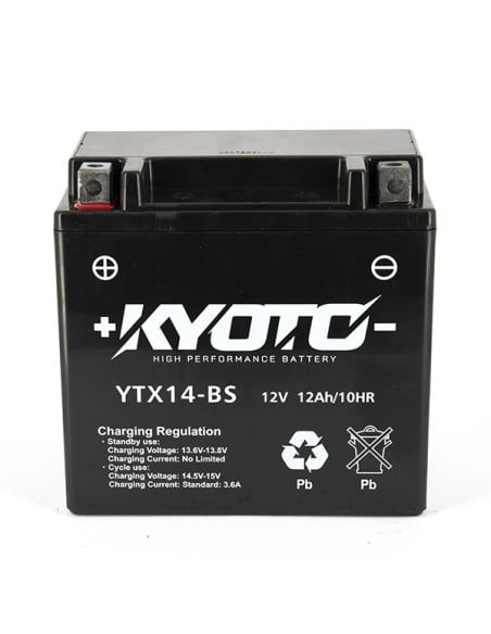 Batterie GTX14-BS SLA-AGM - Sans Entretien - PrÃªte Ã  l'Emploi