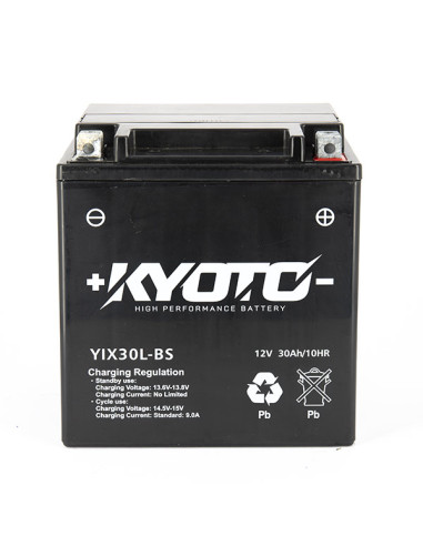 Batterie GIX30L-BS SLA-AGM - Sans Entretien - PrÃªte Ã  l'Emploi