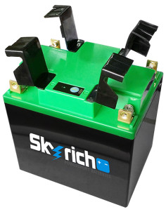 Batterie Lithium U1/ U1R Motoculture avec bouton ON/OFF - 4 bornes