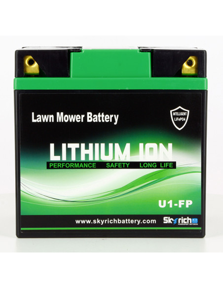 Batterie Lithium U1/ U1R Motoculture avec bouton ON/OFF - 4 bornes
