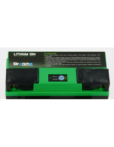 Batterie Lithium U1/ U1R Motoculture avec bouton ON/OFF - 4 bornes