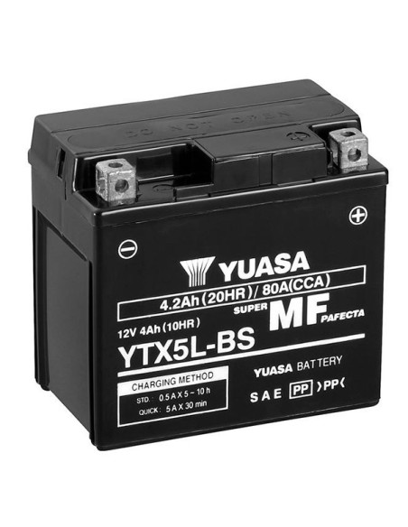Batterie YTX5l SLA AGM - Sans Entretien - Prete à  l'emploi.
