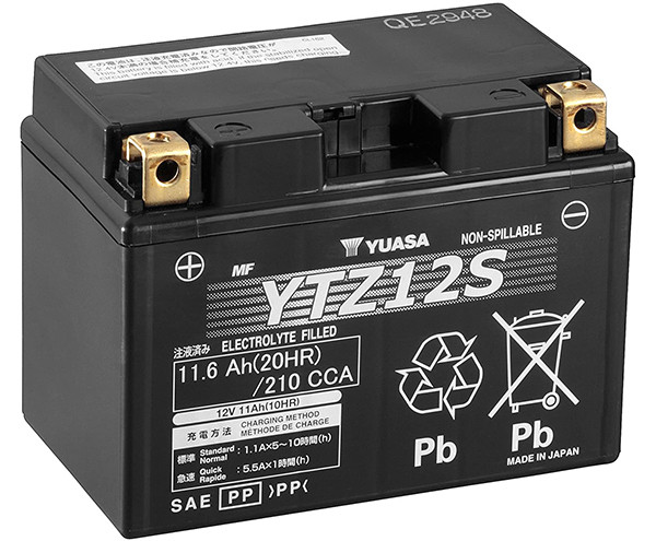 Batterie YTZ12-S SLA-AGM - Sans Entretien - Prête à l'Emploi