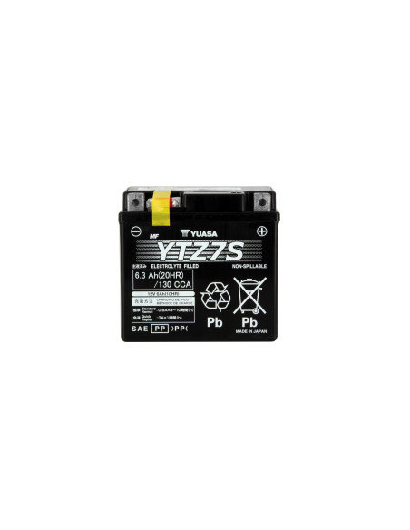 Batterie YTZ7-S SLA-AGM - Sans Entretien - Prête à  l'Emploi