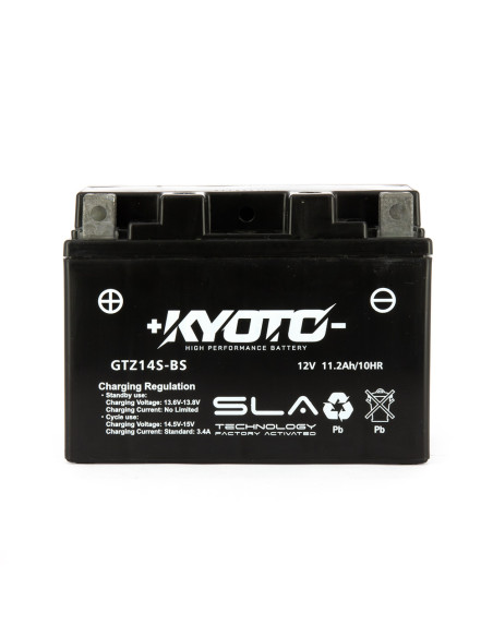 Batterie Gtz14s-bs SLA-AGM - Sans Entretien - Prête à  l'Emploi - Equivalente YTZ14S-BS
