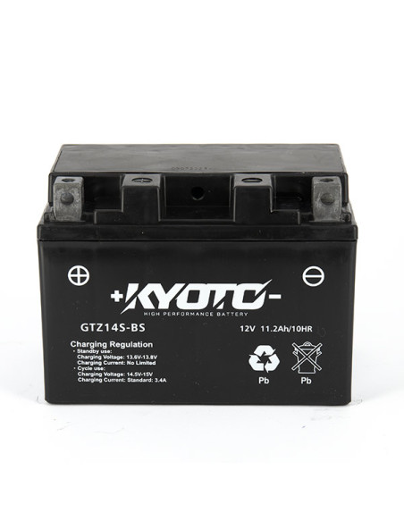 Batterie Gtz14s-bs SLA-AGM - Sans Entretien - Prête à  l'Emploi - Equivalente YTZ14S-BS