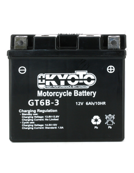Batterie GT6B-3 SLA-AGM - Sans Entretien - Prête à  l'Emploi