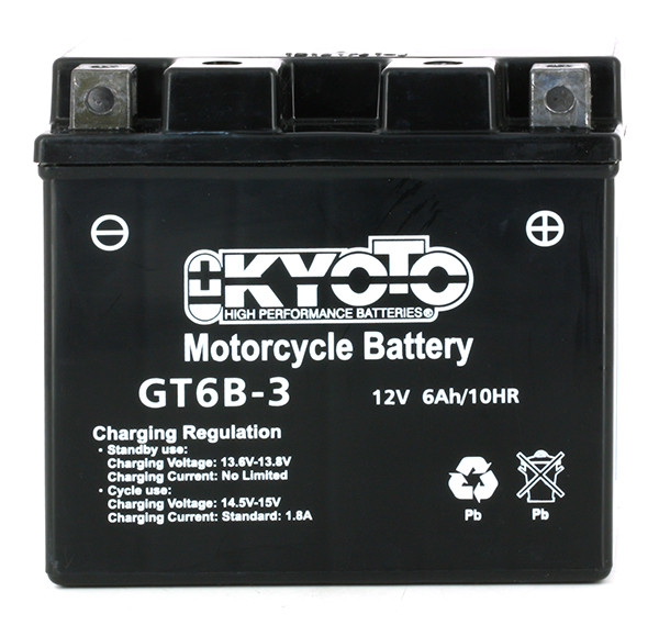 Batterie GT6B-3 SLA-AGM - Sans Entretien - Prête à  l'Emploi
