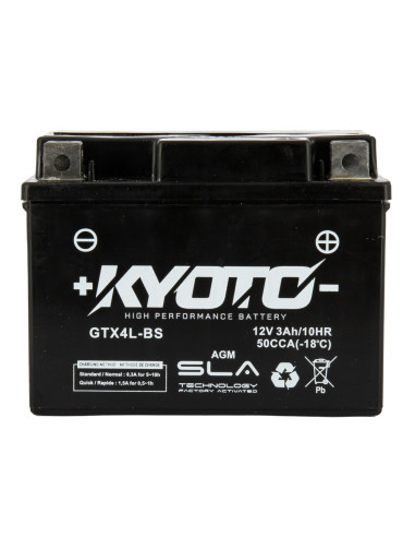 Batterie Gtx4L-bs SLA AGM - Sans Entretien - Prête à  l'Emploi