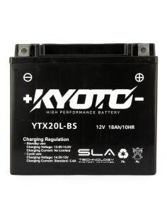 Batterie GTX20L-BS SLA-AGM - Sans Entretien - Prête à  l'Emploi