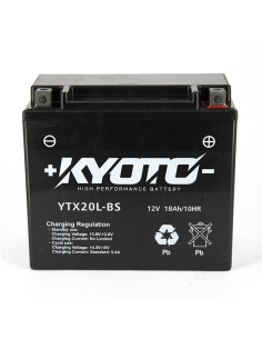 Batterie GTX20L-BS SLA-AGM - Sans Entretien - Prête à  l'Emploi 2