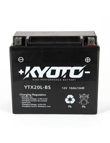 Batterie GTX20L-BS SLA-AGM - Sans Entretien - Prête à  l'Emploi