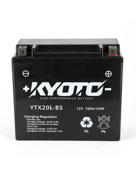 Batterie GTX20L-BS SLA-AGM - Sans Entretien - Prête à  l'Emploi