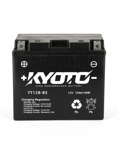 Batterie GT12B-BS SLA-AGM - Sans Entretien - Prête à l'Emploi - Equivelente YT12B-BS