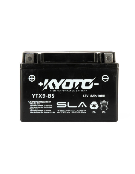 Batterie GTX9-BS SLA-AGM - Sans Entretien - PrÃªte Ã  l'Emploi