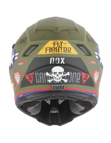 Casque Moto Cross Enfant Nox N761 Fighter