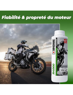 Huile 4t Moto Ipone R4000 10w40 2