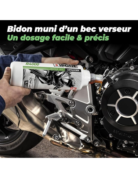 Huile 4t Moto Ipone R4000 10w40