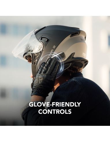 Casque Sena Outstar 2 | Casque Jet Intelligent avec Intercom