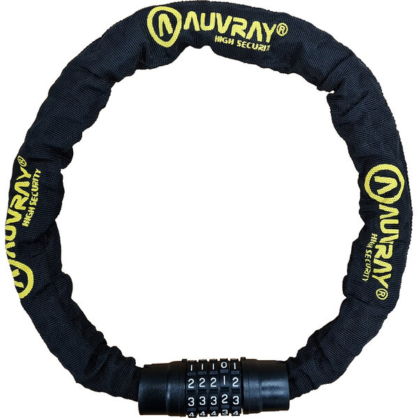 Chaine Antivol Auvray C-Bloc 120 cm avec Fermeture à chiffre