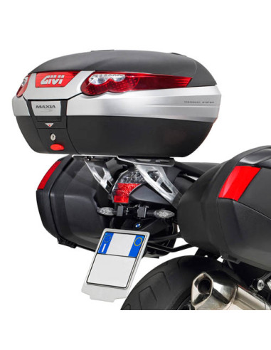 Support Top Case Alu Noir Tracer 9 / 9 GT / 9 GT+ (25-26) | Givi SRA2171