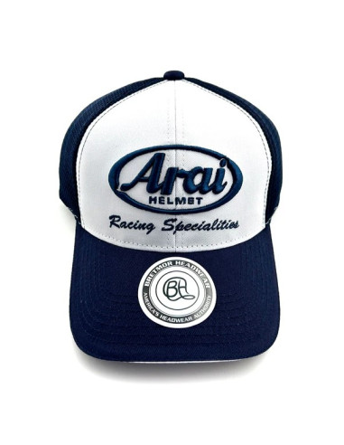 Casquette Arai Mesh Bleu/Blanc