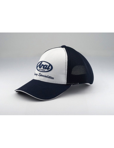 Casquette Arai Mesh Bleu/Blanc