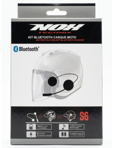 Kit Intercom Bluetooth S6 pour Nox N220s & Casque Jet 2