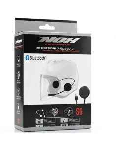 Kit Intercom Bluetooth S6 pour Nox N220s & Casque Jet