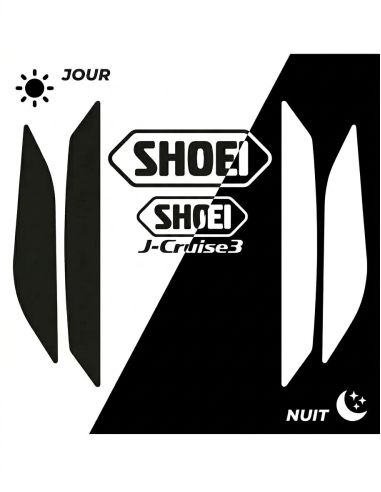 Sticker Shoei J-Cruise 3 Rétro-réfléchissant