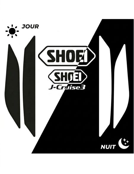 Sticker Shoei J-Cruise 3 Rétro-réfléchissant