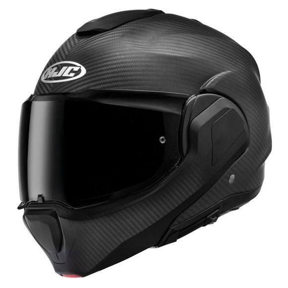 Casque HJC F100 Uni Carbone Mat Noir - Casque Modulable HJC