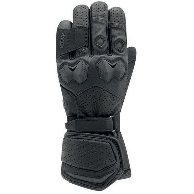 Gants été Cuir Racer Long Blocks
