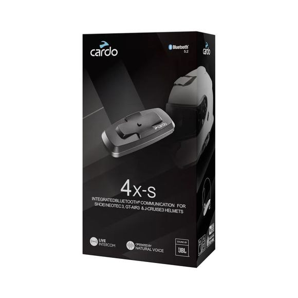 Intercom Cardo 4X-S pour SHOEI Gen 3 – Neotec 3 / J-Cruise 3 / GT-Air 3